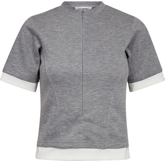 Double layer top Lance  grijs