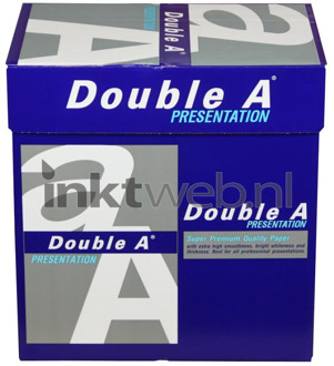 Double Origineel Double A Presentation A4 Papier 5 pakken (100 grams) wit