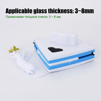 Double Side Glas Wiper Voor Wassen Windows Buiten Magnetische Borstel Glas Cleaner Magneten Huishoudelijke Schoonmaken Tool wit