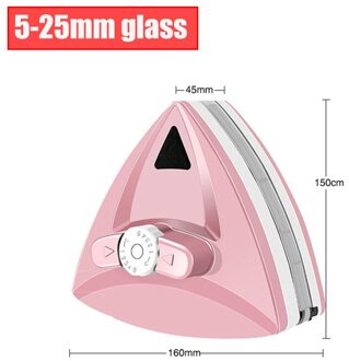 Double Side Magnetische Glas Ruitenwisser Voor Windows Buiten 5-30Mm Verstelbare Glas Borstel Cleaner Household Cleaning Tools 5-25mm glass