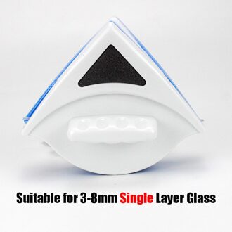 Double Side Magnetische Ruitenwisser voor Wassen Ramen Glas Double Side Glass Cleaner Borstel Geschikt voor Enkel Glas 5- 12mm 3-8mm