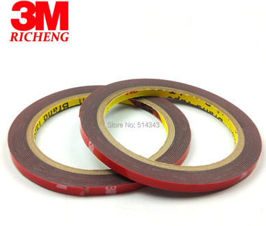 Double Sided Adhesive 3M Tape For Car 4229P, Gray Foam Tape 5MM x 3M, 1pcs/Lot