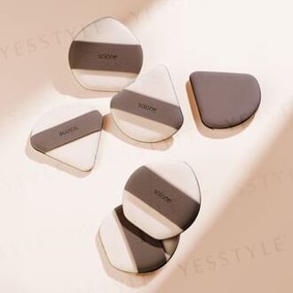 Double Sided Air Cushion Puff Fan Shaped - 2 pcs