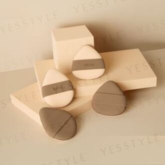 Double Sided Souffle Makeup Puff Triangle Rice Ball - 1 pc