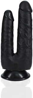 Double Trouble Dildo 5/6 - 12,7/15,2 cm - Zwart