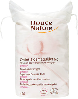 Douce Nature Biologische watteschijfjes ovaal Douce Nature