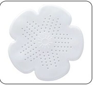 Douche Afvoer Siliconen Kichen Sink Drain Hair Stopper Catcher Filter Keuken Accessoires Bad Zeef Riool Monding Filter wit