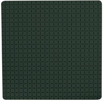 Douche/bad anti-slip mat badkamer - rubber - groen - 54 x 54 cm - Badmatjes