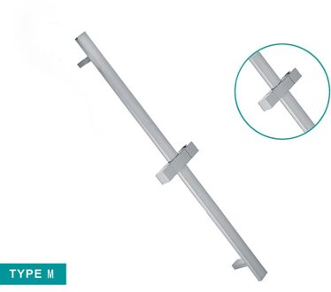 Douche Bar Voor Handdouche Handset Douche Kolom Verstelbare Wandmontage Met Beugel Houder Sliding Bar SB0015CP-86