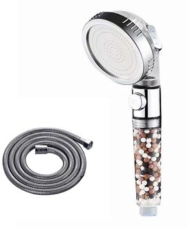 Douche Hoge Druk Verstelbare Douchekop Vervangbare Filter Toermalijn Home Spa Handdouche Punch-Gratis Beugel Base