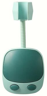 Douche Houder Universele Zuignap Douchekop Stand Beugel Punch-Gratis Badkamer Verstelbare Met Opknoping Haken groen