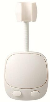 Douche Houder Universele Zuignap Douchekop Stand Beugel Punch-Gratis Badkamer Verstelbare Met Opknoping Haken wit