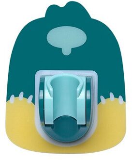 Douche Ondersteuning Badkamer Wall Mount Geperforeerde Vaste Basis Punch Gratis Douchekop Houder Ondersteuning Stand Voor Thuis Hotel groen