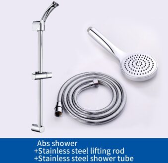 Douche Slide Bar Combo Hand Held Douchekop Holder Wall Mount Abs Verchroomd Douche Sliding Bar set Whole reeks