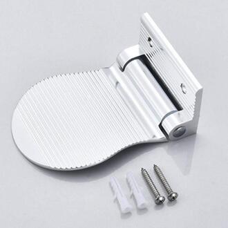 Douche Voetsteun Bathroompedals Antislip Douche Poef Voetstuk Pedalen Ouderen Zwangere Bad Kruk Zwart/Zilver Levert Gereedschap