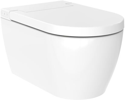 Douche WC RapoWash Basic 2.0 met Bidetspoeler en Afstandsbediening Wit RapoWash