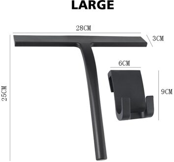 Douche Zuigmond Window Glas Ruitenwisser Schraper Cleaner Met Siliconen Blade & Holder Haak Voor Badkamer Keuken Spiegel Auto Glas # yy