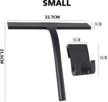 Douche Zuigmond Window Glas Ruitenwisser Schraper Cleaner Met Siliconen Blade & Holder Haak Voor Badkamer Keuken Spiegel Auto Glas # yy