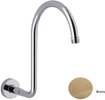 Douchearm Sanimex Giulini Rond Gebogen 30.5cm Brons