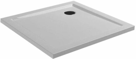 Douchebak Acryl Vierkant 90X90X4 Wit - Douchebak