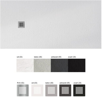 Douchebak Beterbad Xenz Soft Lineair Drain (ALLE MATEN EN KLEUREN)