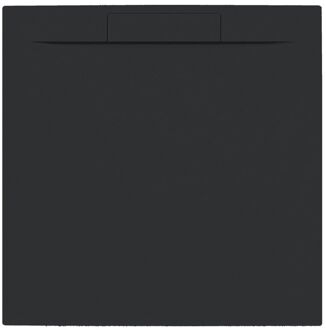 Douchebak - Luna 90 X 90 Cm - Polybeton - Zwart
