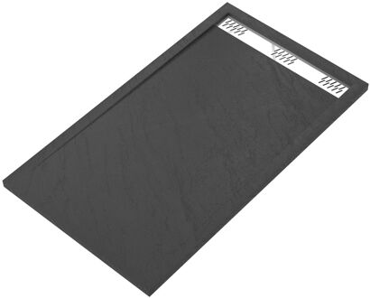 Douchebak - Pedra 140 X 80 Cm - Acryl - Antraciet