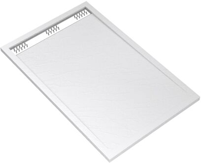 Douchebak - Pedra 140 X 90 Cm - Acryl - Wit