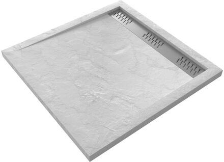 Douchebak - Pedra 80 X 80 Cm - Acryl - Wit