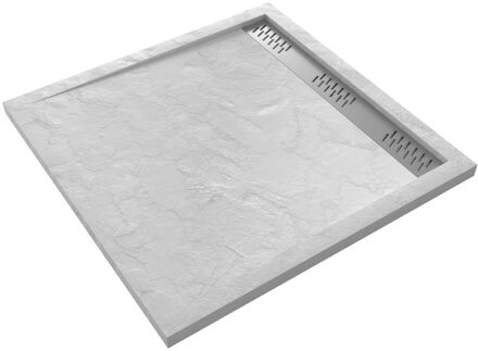 Douchebak - Pedra 90 X 90 Cm - Acryl - Wit