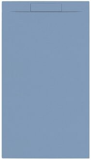 Douchebak + Sifon Allibert Rectangle 160x90 cm Mat Blauw Balt