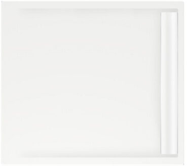 Douchebak rechthoek zelfdragend Easy Tray 100x90x5cm Wit Glans