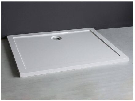 Douchebak Smc Rechthoek 120X90X4 cm Wit Aqua Splash