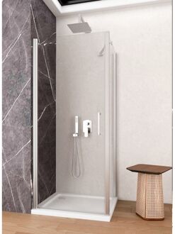 Douchecabine Lacus Giglio Evo 1 Klapdeur Helder Glas Chroom (alle maten)