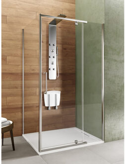 Douchecabine Lacus Pianosa Evo 2-Delig Chroom (alle maten)