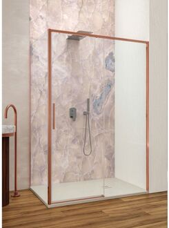 Douchecabine Lacus Torcello Aluminium Helder Glas Rose Gold (alle maten) Rose Goud