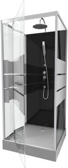 Douchecabine Study - Vierkant - 90x90x230cm - Chroom
