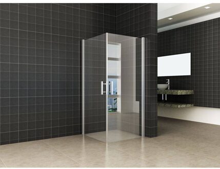 Douchecabine Vierkant 90X90X200 cm 8 mm Nano Met Anti-Kalk Aqua Splash