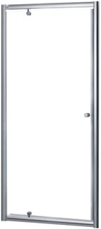 Douchedeur Zanzibar 90 X 190cm - Chroom Profiel - 5 Mm Helder Glas