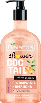 Douchegel Bielenda Shower Coctail Refreshing Shower Gel Peach + Kombucha 400 ml