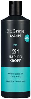Douchegel Dr. Greve Mann 2i1 Hår og Kropp 400 ml