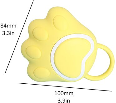 Douchegel, Siliconen Douche Borstel, Cute Bear 'S Paw Vorm, lichtgewicht En Praktisch Schrobben Artefact Brand #35 roze
