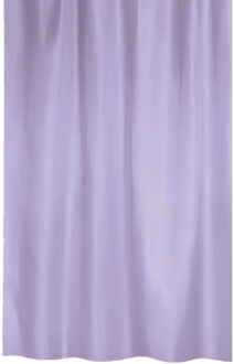 Douchegordijn met ringen - lila paars - gerecycled polyester - 180 x 200 cm - wasbaarA A  - Douchegordijnen