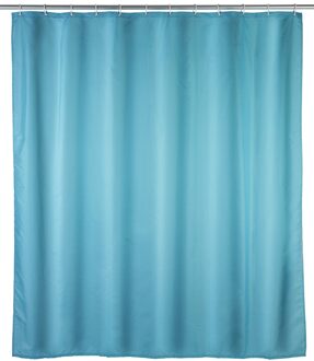 Douchegordijn Polyester - 180x200cm - Anti Schimmel - Blauw