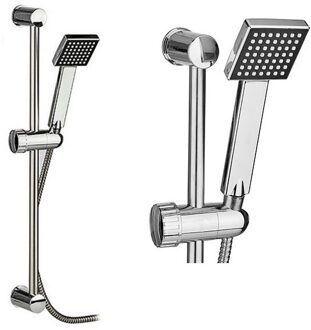 Douchekop 3-functies met doucheslang aan muurstang - Douchekoppen