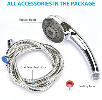 Douchekop 7 Modus Nozzle Douchekop Hoge Druk Massage Douchekop Handheld Verstelbare Douche Sproeier Douche Accessoires douche with1.5m tube