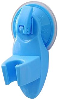 Douchekop Beugel Douche Slang Houder Verstelbare Vacuüm Zuignap Verwijderbare blauw