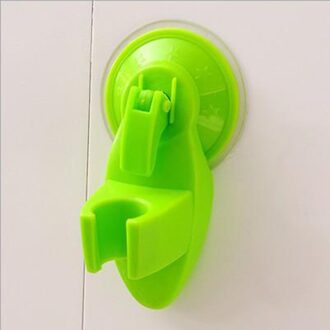 Douchekop Beugel Douche Slang Houder Verstelbare Vacuüm Zuignap Verwijderbare groen