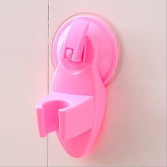 Douchekop Beugel Douche Slang Houder Verstelbare Vacuüm Zuignap Verwijderbare roze