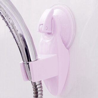 Douchekop Beugel Douche Slang Houder Verstelbare Vacuüm Zuignap Verwijderbare wit